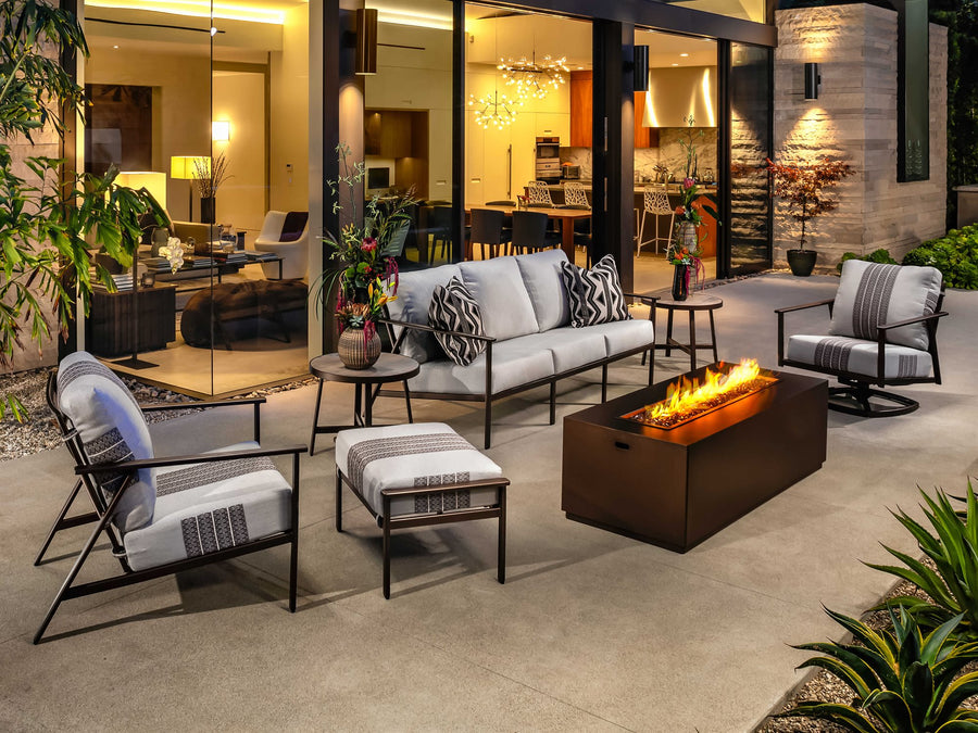 Forma 25" x 65" Occasional Height Fire Pit
