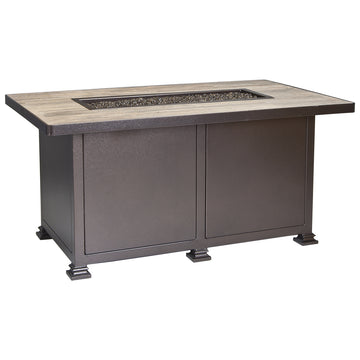 Santorini 30" x 50" Chat Height Fire Pit
