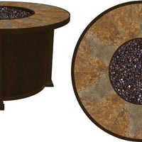Santorini 42" Round Chat Height Fire Pit