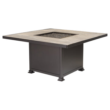 Santorini 48" Square Chat Height Fire Pit