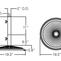 Treasure Garden Classic Umbrella Base - 50 lbs