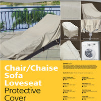 Seating Cover - Large Chaise Lounge