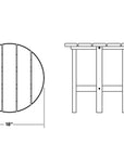 Round 18" Side Table