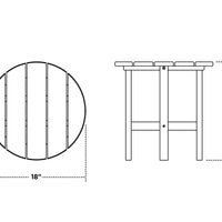 Round 18" Side Table