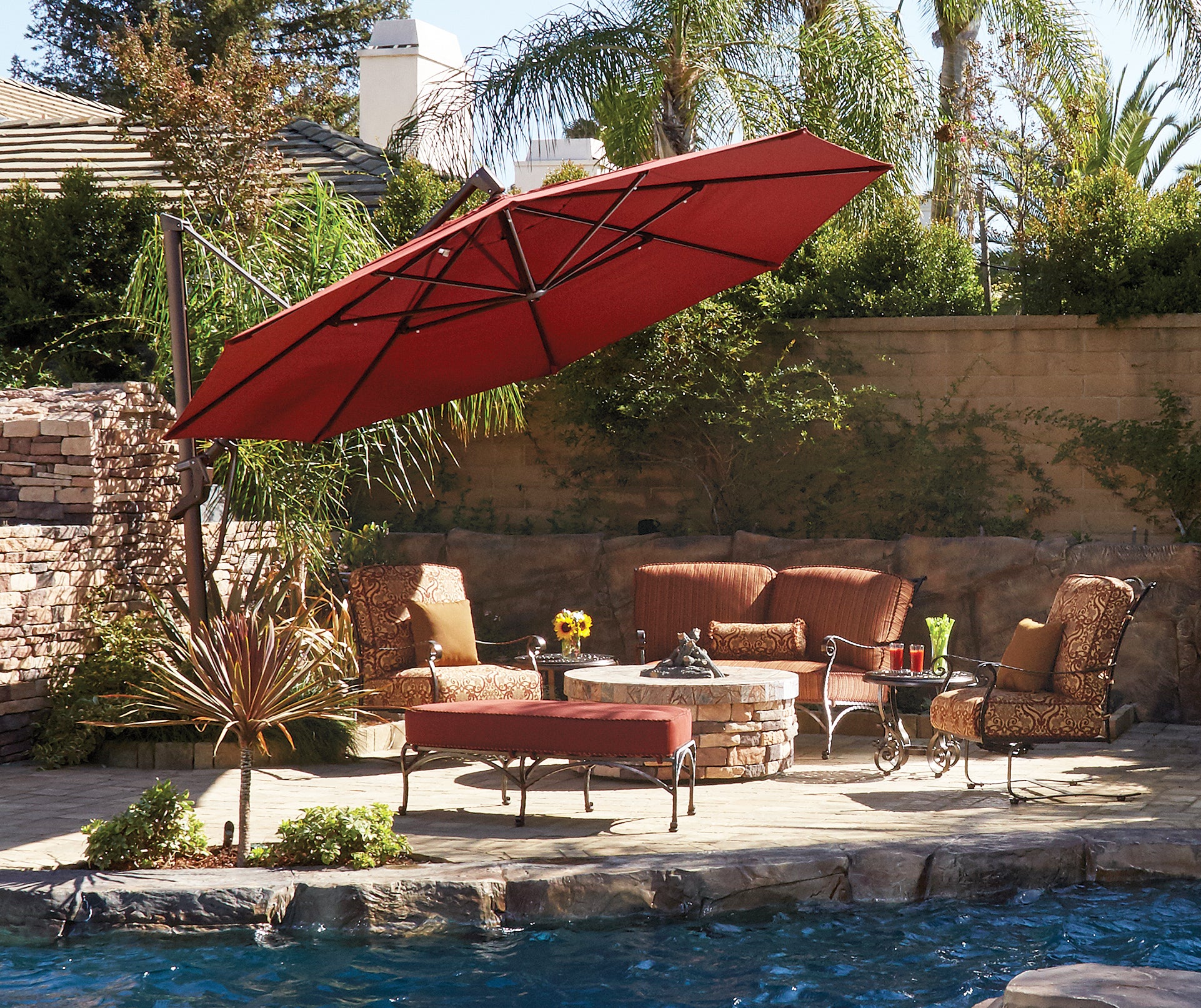 Pavillon Rouge 2019& Overture セット Treasure Garden AKZ PLUS 13 Foot Octagon Infinite Tilt and