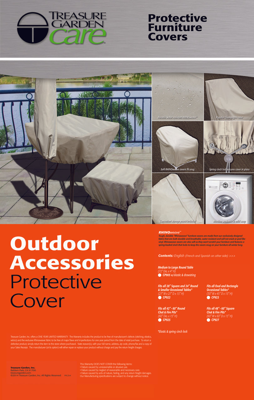 Treasure Garden Umbrella Cover - ET/Rectangle Styles - CP910