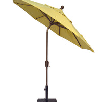 Treasure Garden 7.5ft Push Button Tilt Octagon Market Umbrella