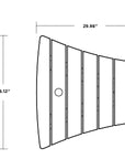 600 Series Angled Adirondack Dining Connecting Table