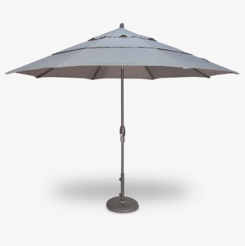 Treasure Garden 11ft Auto Tilt Octagon Market Umbrella