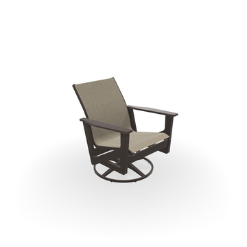 Wexler Sling Swivel Chat Chair