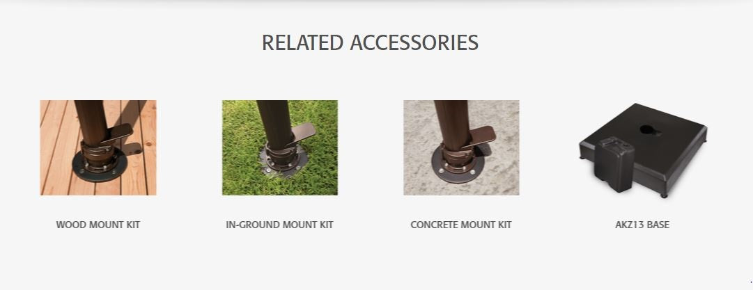 Treasure Garden 10x13 AKZ Plus Starlux Cantilever – Pacific Patio