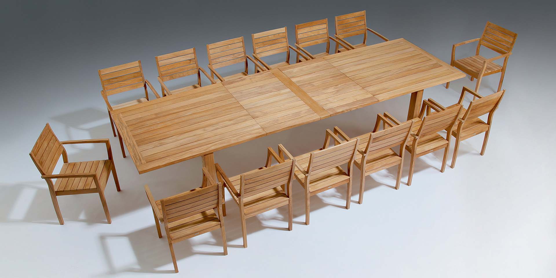 Apex Extension Teak Dining Table