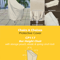 Bar Height Chair Cover - CP117