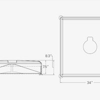 Treasure Garden AKZ Replacement Base - 400 lbs - AKZ13