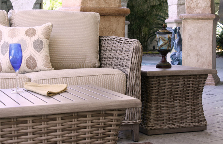 Catalina Woven Rectangular Coffee Table