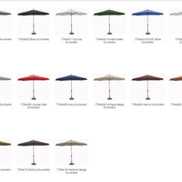 Galtech - 779 - Deluxe Auto Tilt - 8' x 11' Oval Umbrella