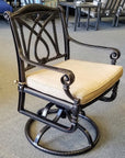 Grand Terrace Swivel Dining Chair