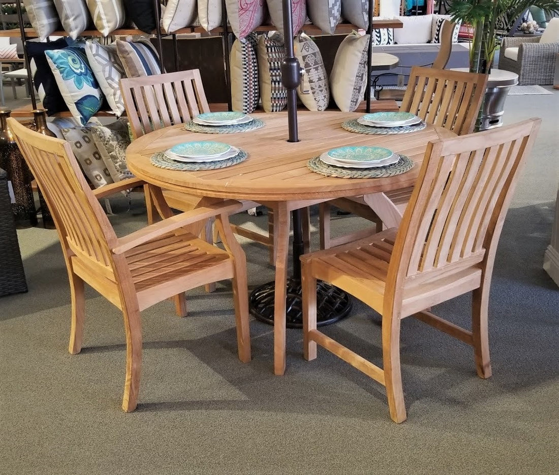 Avalon Teak Dining Side Chair