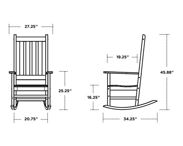 Vineyard Porch Rocking Chair