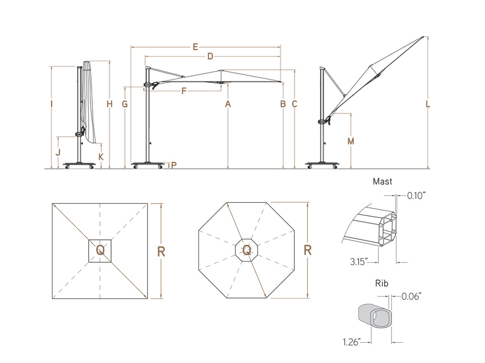 JCP.301 Series Cantilever