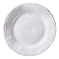 White Rope Round 8 in. Salad Plate White