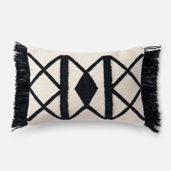Black Ivory Fringe Lumbar