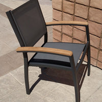 Compass Sling Stacking Chair