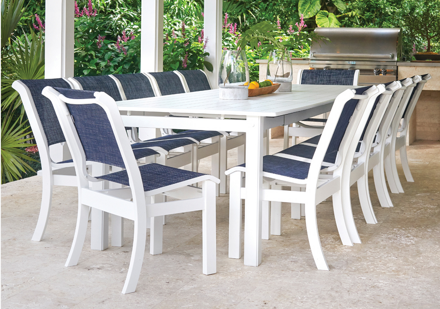 Leeward Armless Stacking Dining Chair
