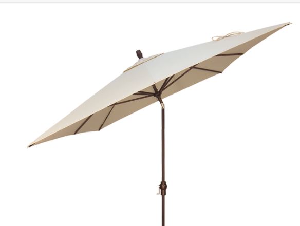 Treasure Garden 8x10' Auto Tilt Rectangle Market Umbrella